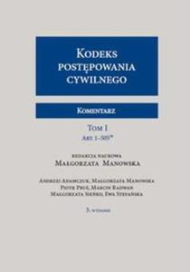 Kodeks postpowania cywilnego. Komentarz. Tom 1 i 2