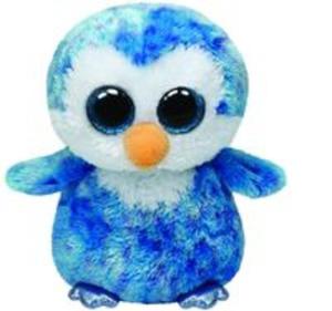 Beanie Boos ICE CUBE - niebieski pingwin redni - 2857753273