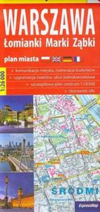 Warszawa omianki Marki Zbki plan miasta 1:26 000