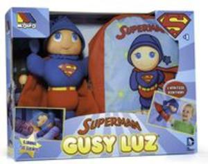 Molto Przytulanka Gusy Luz Superman + plecak - 2857756199