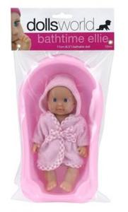 Lalka bobas Bathtime Ellie do kpieli 17 cm rowa - 2857757506