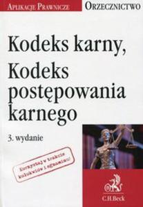 Kodeks karny Kodeks postpowania karnego Orzecznictwo - 2857758600