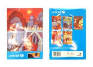 Kartki witeczne UNICEF 5 sztuk - 2857759476