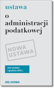 Ustawa o administracji podatkowej - 2857760486