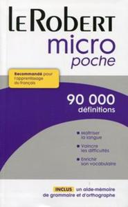 Dictionnaire Le Robert micro poche - 2857760543