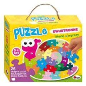 Puzzle dwustronne Literki wyrazy limak - 2857761353