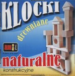 Klocki drewniane konstrukcjne naturalne