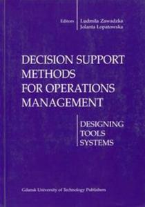 Decision support methods for operations management - 2857761913