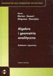 Algebra i geometria analityczna - 2857762233