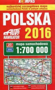 Polska 2016 Mapa samochodowa 1:700 000 - 2857762971