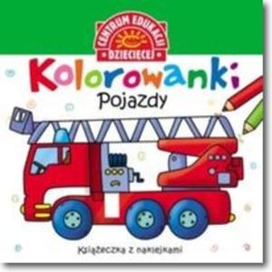 Kolorowanki Pojazdy Ksieczka z nalepkami - 2857763798