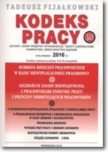 KODEKS-PRACY 2016 /FIJAKOWKI / BR CODEX - 2857763828