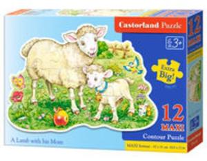 Puzzle MAXI Konturowe: Cows on a Meadow12 - 2857766281