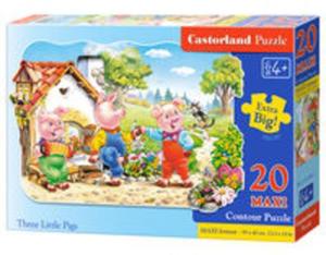 Puzzle Maxi Konturowe: Three Little Pigs 20 - 2857766285