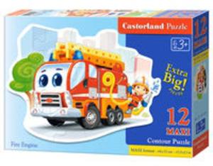 Puzzle MAXI Konturowe: Fire Engine12 - 2857766291