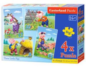 4x1 Puzzle Three Little Pigs - 2857766457