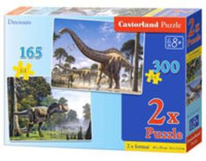 Puzzle Dinozaury 165 i 300 2 w 1 - 2857766601