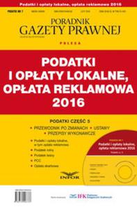 Podatki i opaty lokalne, opata reklamowa 2016