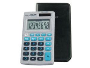 Kalkulator Milan kieszonkowy w etui 8 pozycyjny, niebieski - 2857768376