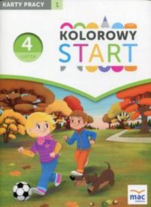 Kolorowy Start Czterolatek Karty pracy Cz 1 - 2857768509