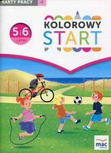 Kolorowy Start 5 i 6-latki Karty pracy Cz 4 - 2857768541