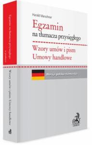 Egzamin na tumacza przysigego. Wzory umw i pism. Umowy handlowe - 2857768552