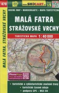 Mala Fatra Strazovske Vrchy 1:40 000