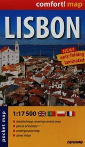 Lisbon laminowany plan miasta 1:17 500 - 2857769611