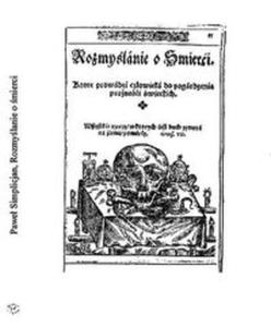 Rozmyslanie o mierci REPRINT - 2857770079