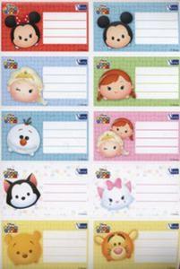 Naklejki szkolne na zeszyty Tsum Tsum 10 sztuk - 2857770880