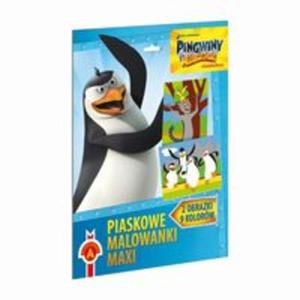 Piaskowe malowanki maxi Pingwiny z Madagaskaru - 2857771058