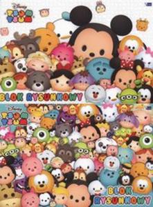 Blok rysunkowy A4 Tsum Tsum 20 kartek 10 sztuk mix - 2857771378