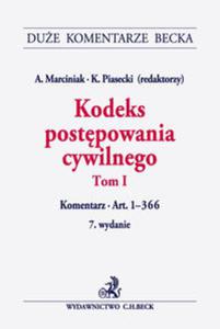 Kodeks postpowania cywilnego. Tom I. Komentarz do art. 1-366 - 2857771914