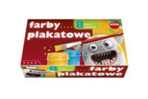 Farba plakatowa EKO 20 ml. 8 intensywnych kolorw - 2857771919