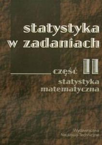 Statystyka w zadaniach cz.2 Statystyka matematyczna - 2825664401