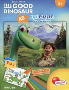 Puzzle dwustronne maxi 48 Dobry dinozaur - 2857773076