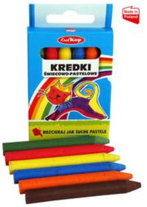 Kredki wiecowo-pastelowe Junior 6 kolorw - 2857774433