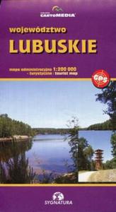 Województwo lubuskie mapa administracyjno-turystyczna 1:200 000