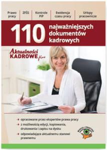 110 Najwaniejszych dokumentw kadrowych - 2857776414