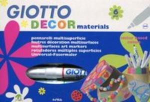 Giotto Decor materials Flamastry 6 sztuk - 2857777004