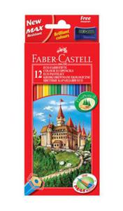 Kredki Faber-Castell Zamek 12 kolorw + temperwka - 2857777788