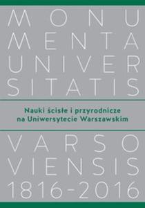 Nauki cise i przyrodnicze na Uniwersytecie Warszawskim - 2857780009