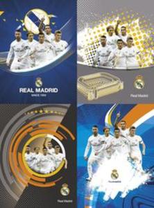 Zeszyt A5 Real Madrid w linie 32 kartki 10 sztuk mix - 2857780120