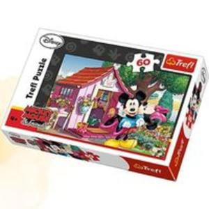 Myszka Miki i Przyjaciele Puzzle 60 Miki i Minnie w ogrodzie - 2857781875