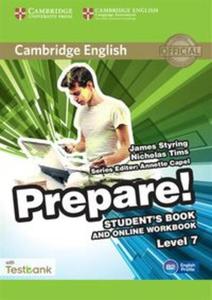 Cambridge English Prepare! 7 Student's Book online Workbook - 2857781955