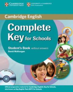 Complete Key for Schools Student's Pack + CD - 2857782631
