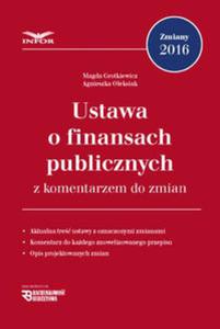 Ustawa o finansach publicznych z komentarzem do zmian - 2857782694