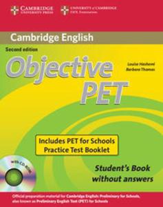 Objective PET Student's Book without answers + CD - 2857782752