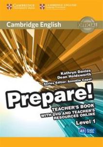 Cambridge English Prepare! 1 Teacher's Book with DVD and Teacher's Resources Online - 2857783524