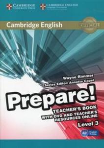 Prepare! 3 Teacher's Book with DVD and Teacher's Resources Online - 2857784490